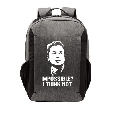 Impossible I Think Not Elon Musk Vector Backpack