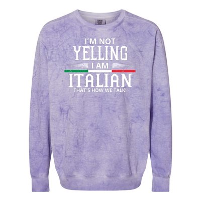 Italian Colorblast Crewneck Sweatshirt