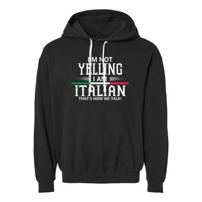 Italian Garment-Dyed Fleece Hoodie