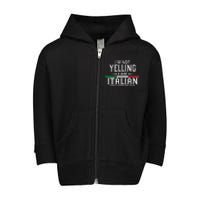 Italian Toddler Zip Fleece Hoodie