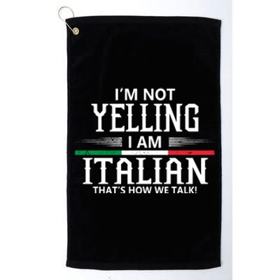 Italian Platinum Collection Golf Towel