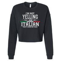 Italian Cropped Pullover Crew