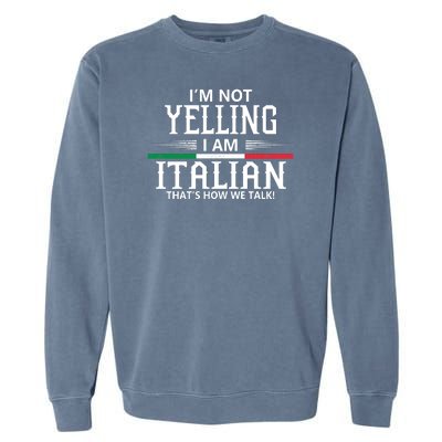 Italian Garment-Dyed Sweatshirt