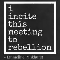 I Incite This Meeting To Rebellion 25L Jumbo Tote