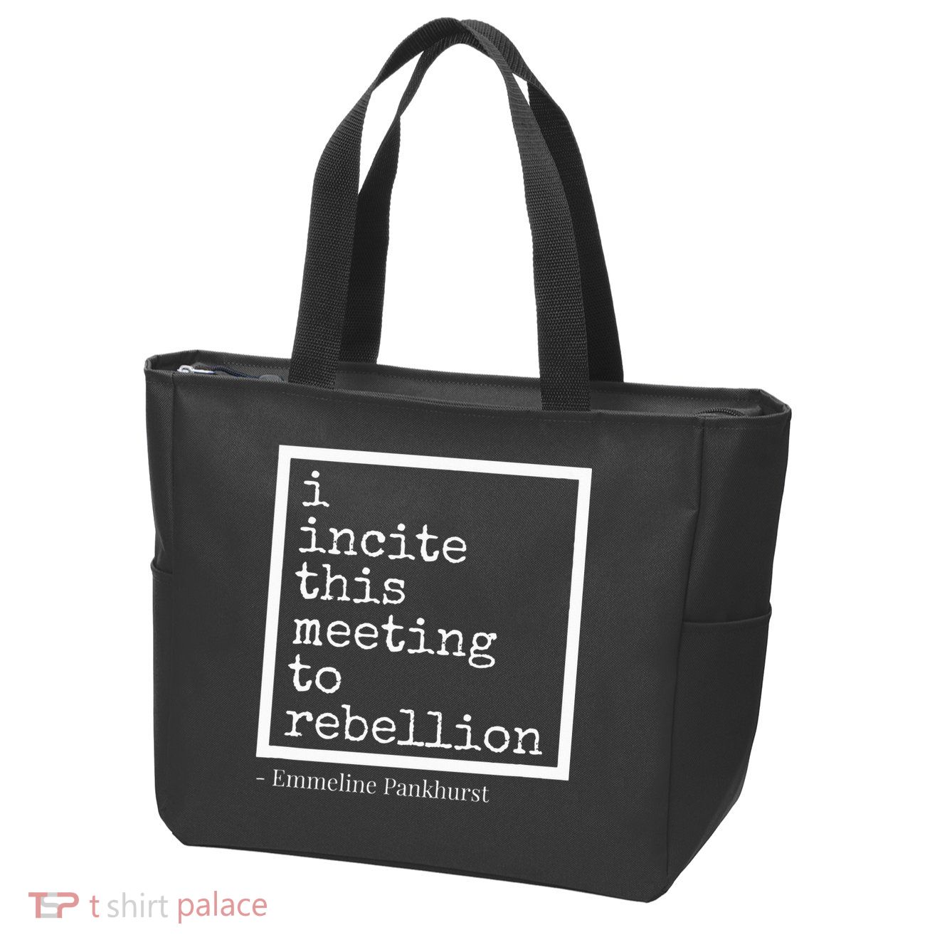 I Incite This Meeting To Rebellion Zip Tote Bag