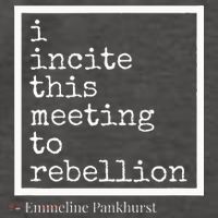 I Incite This Meeting To Rebellion Vector Backpack
