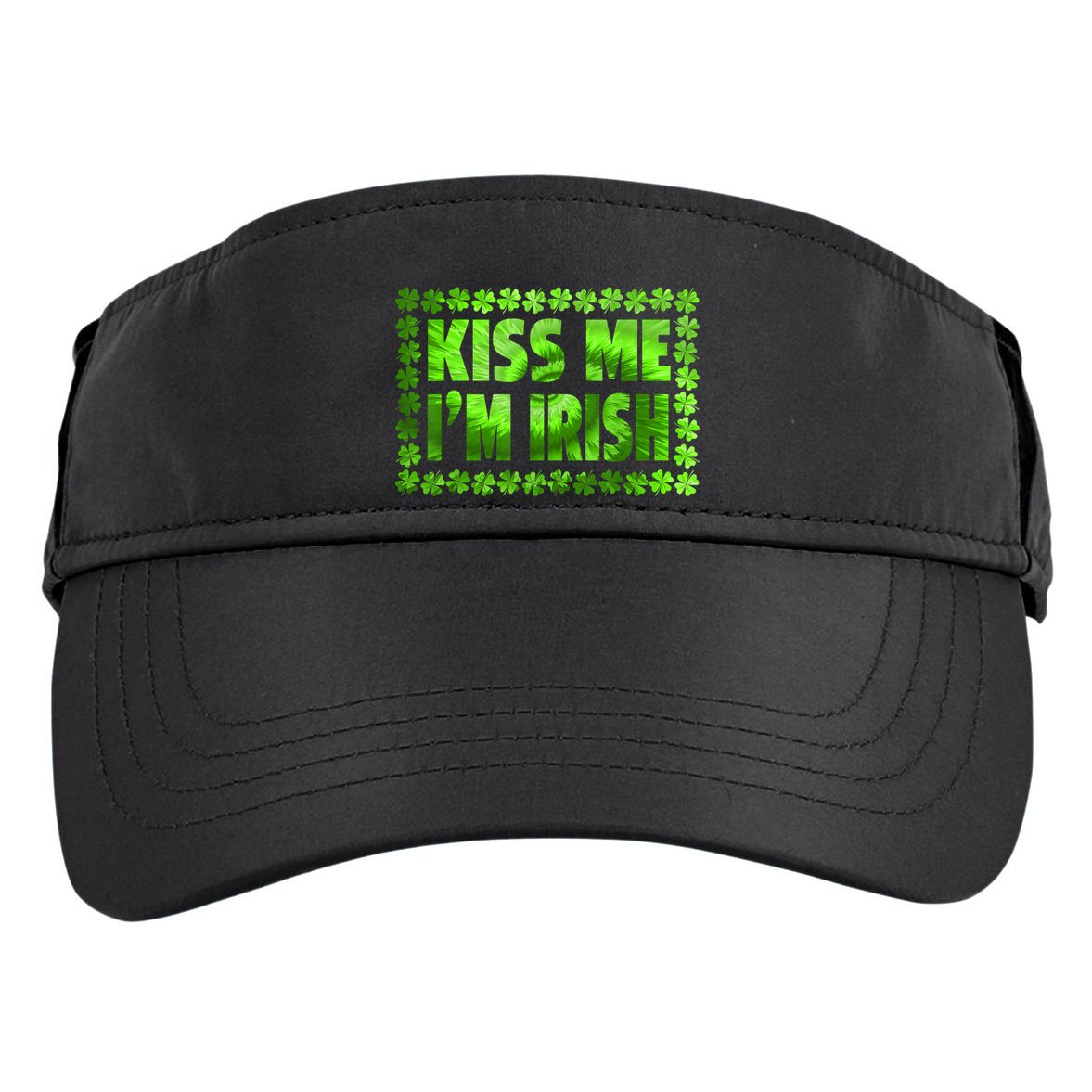 I'm Irish Tie Dye Shamrock St. Patrick's Day Adult Drive Performance Visor