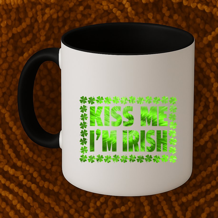 I'm Irish Tie Dye Shamrock St. Patrick's Day Mug