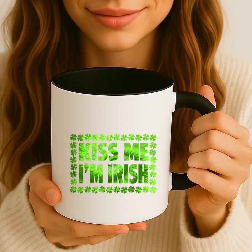 I'm Irish Tie Dye Shamrock St. Patrick's Day Mug