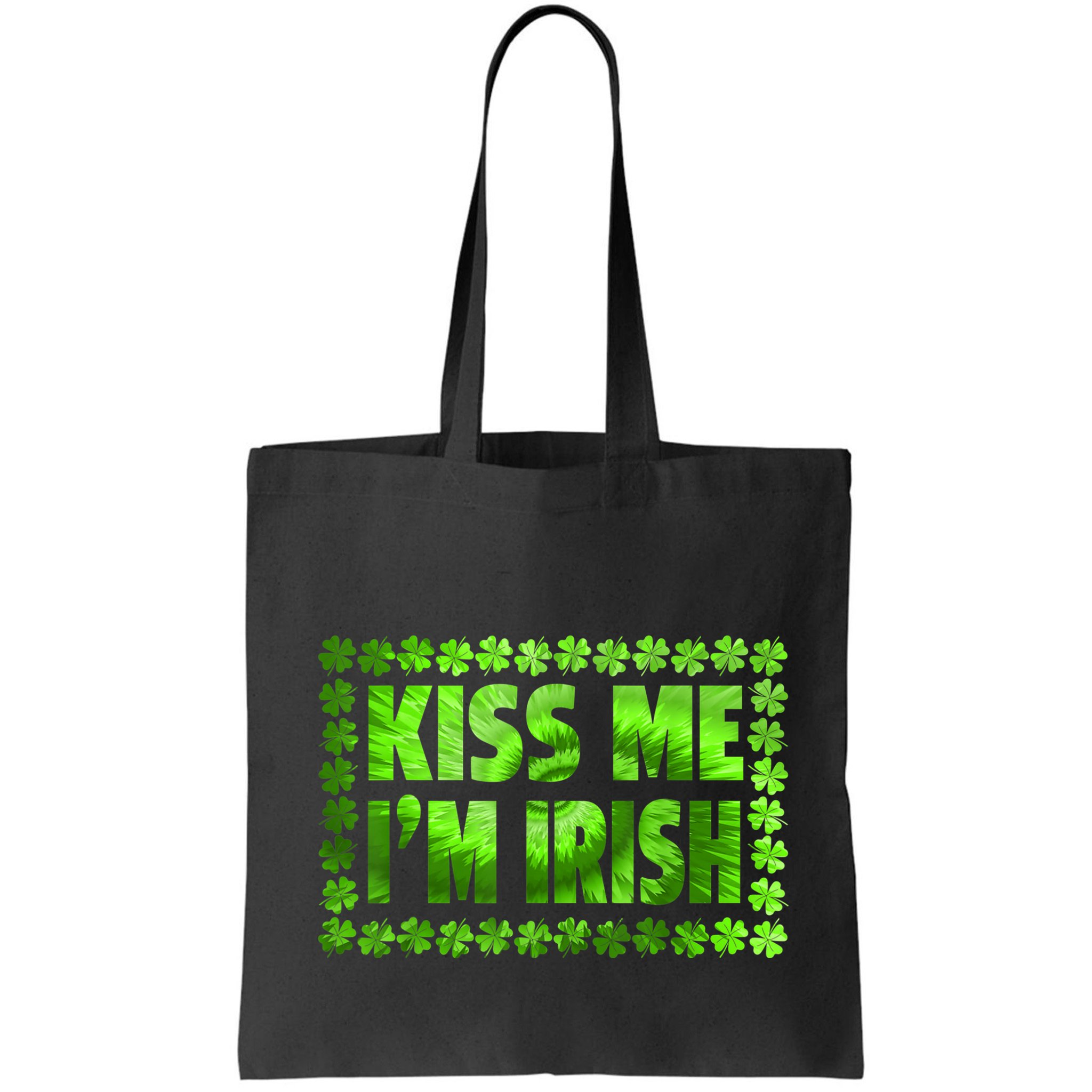 I'm Irish Tie Dye Shamrock St. Patrick's Day Bag