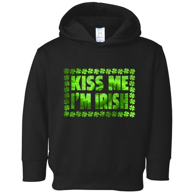 I'm Irish Tie Dye Shamrock St. Patrick's Day Toddler Hoodie