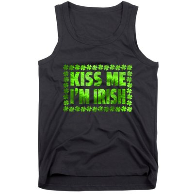 I'm Irish Tie Dye Shamrock St. Patrick's Day Tank Top