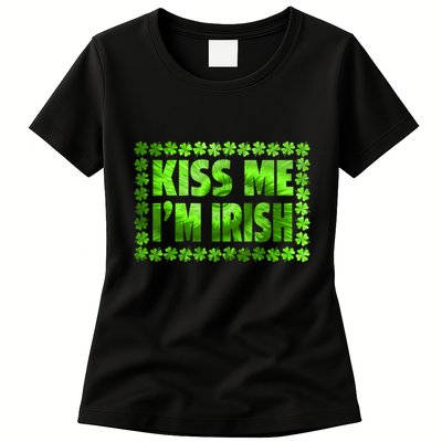 I'm Irish Tie Dye Shamrock St. Patrick's Day Womens T-Shirt