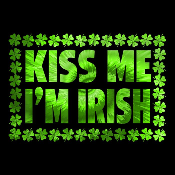 I'm Irish Tie Dye Shamrock St. Patrick's Day Wool Snapback Cap