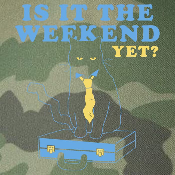 Is It The Weekend Yet Funny Cat Legacy Tie Dye Trucker Hat
