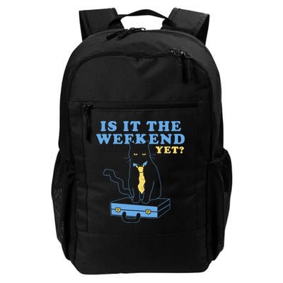 Is It The Weekend Yet Funny Cat Daily Commute Backpack
