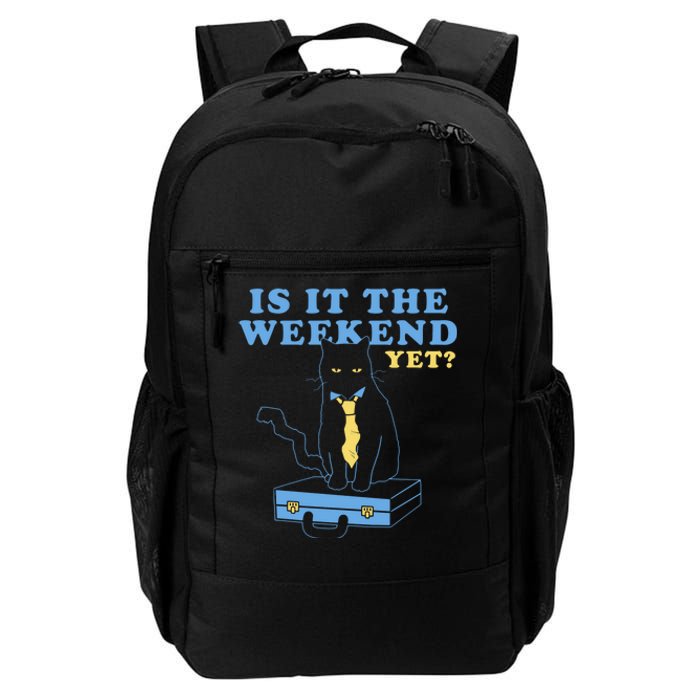 Is It The Weekend Yet Funny Cat Daily Commute Backpack