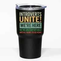 Introvert Introverts Unite Here Uncomfortable Want Go Home Tumbler