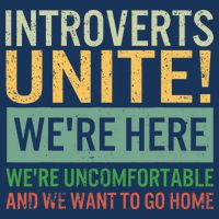 Introvert Introverts Unite Here Uncomfortable Want Go Home Cool Comfort Performance Bucket Hat