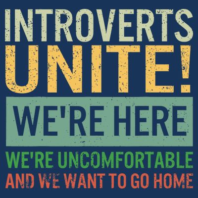 Introvert Introverts Unite Here Uncomfortable Want Go Home T-Shirt