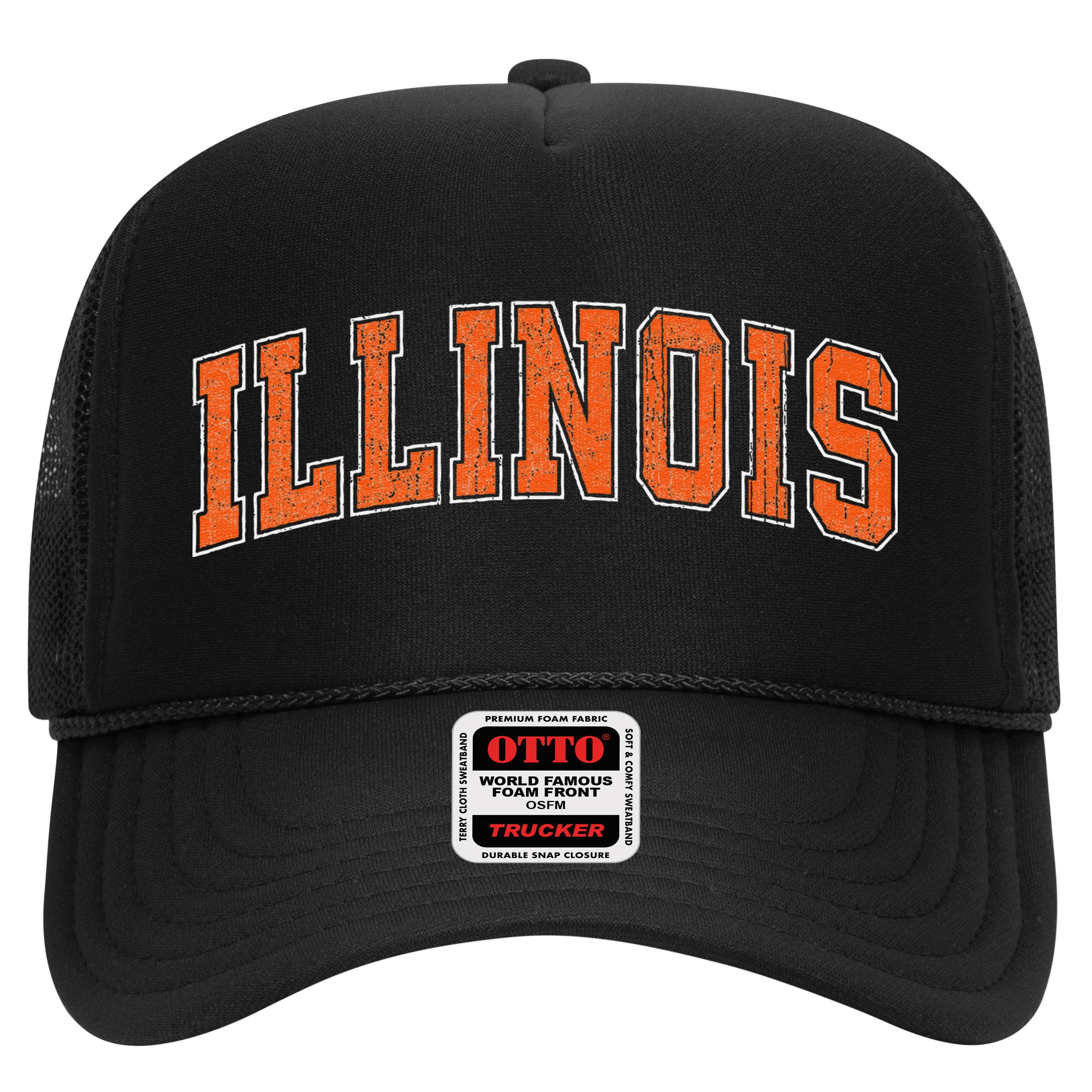 Illinois Il Vintage Athletic Sports Style Hat