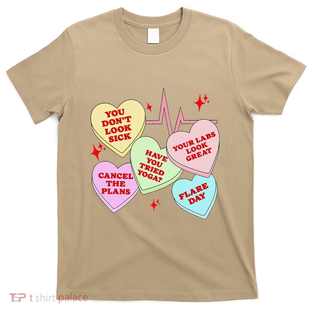 Invisible Illness Valentine Chronic Illness Awareness Pots T-Shirt
