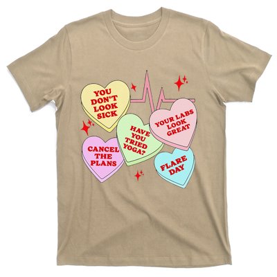 Invisible Illness Valentine Chronic Illness Awareness Pots T-Shirt