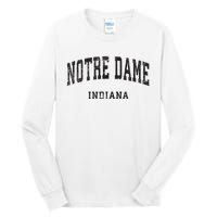 Indiana In Vintage Athletic Sports Design Tall Long Sleeve T-Shirt