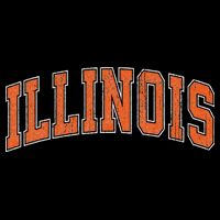 Illinois Il Vintage Athletic Sports Design Style Hoodie