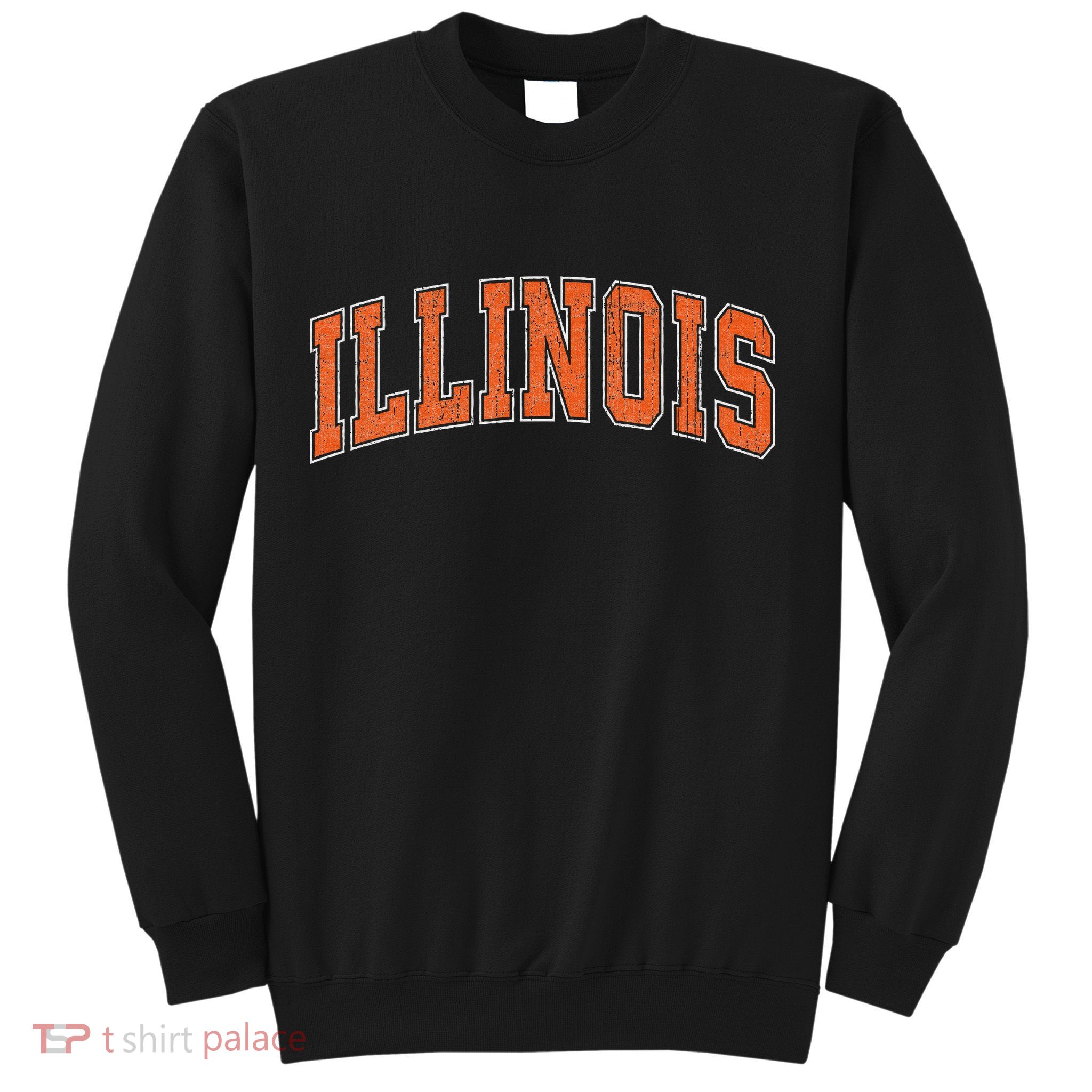 Illinois Il Vintage Athletic Sports Design Style Sweatshirt
