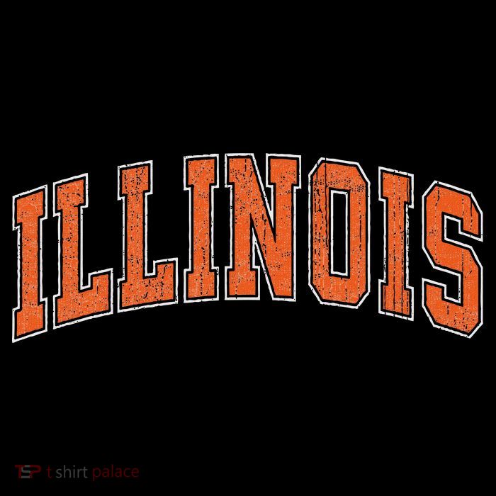 Illinois Il Vintage Athletic Sports Design Style Kids T-Shirt