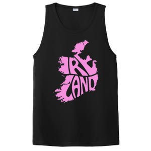 Ireland Irish Vacation Travel St Patrick's Day Pink Women's PosiCharge Competitor Tank