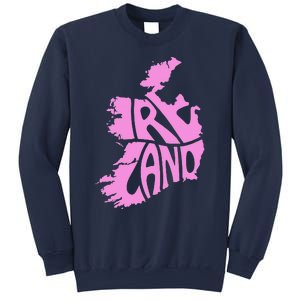 Ireland Irish Vacation Travel St Patrick's Day Pink Women's Sweatshirt