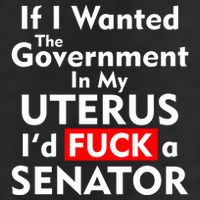 If I Wanted The Government In My Uterus I'd F A Senator Pro Choice Cool Comfort Performance Bucket Hat