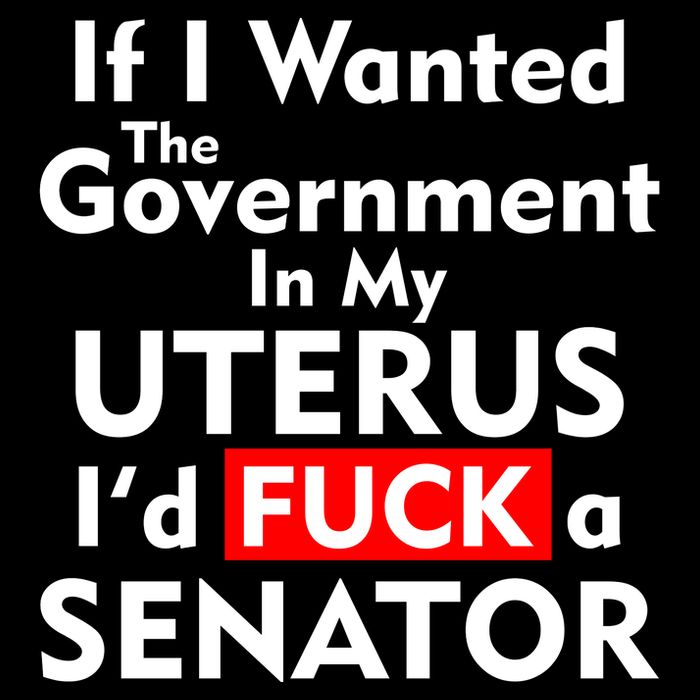 If I Wanted The Government In My Uterus I'd F A Senator Pro Choice Apron