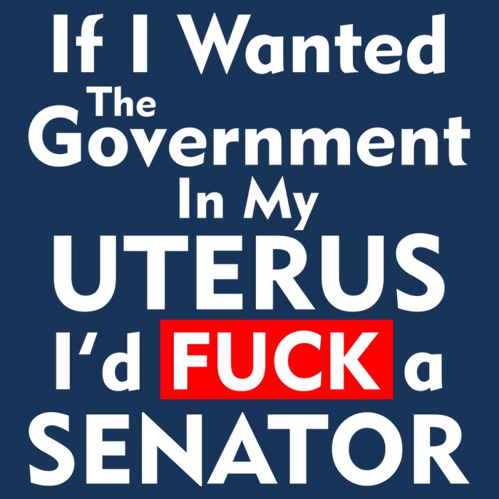 If I Wanted The Government In My Uterus I'd F A Senator Pro Choice Infant Baby Jersey Bodysuit