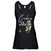 If I Was A Cowboy ID Be The Queen Ladies Essential Flowy Tank