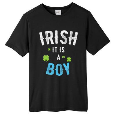 IRISH I Wish It Is A St. Patrick's Day Gender Reveal Gift Tall Fusion ChromaSoft Performance T-Shirt