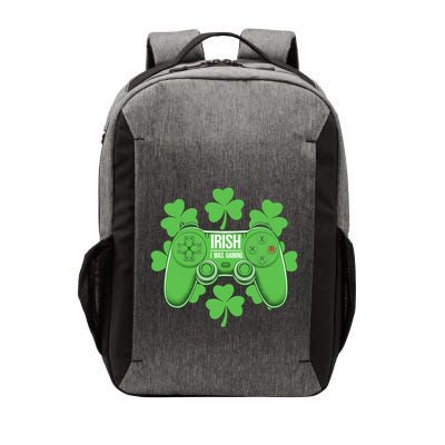 Irish I Was Gaming Funny St Patricks Day Gamer Gift Vector Backpack
