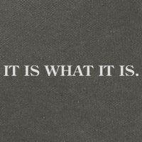 It Is What It Is. Funny Cotton Canvas Backpack