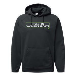 Invest In Women Sports Performance Fleece Hoodie