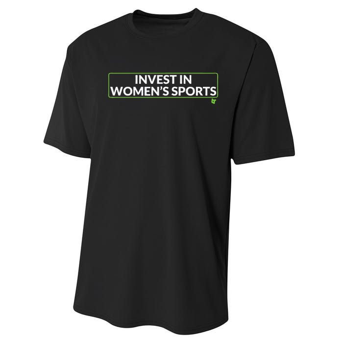 Invest In Women Sports Performance Sprint T-Shirt