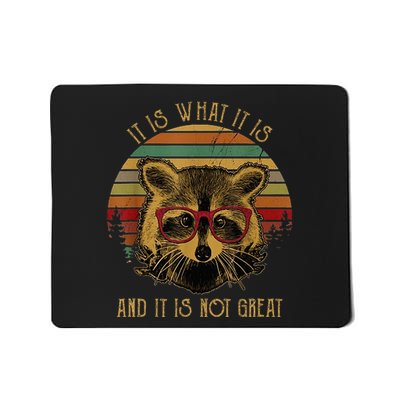 It Is What It Is And It Is Not Great Mousepad