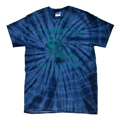 It Is What It Is And It Is Not Great Raccoon Tie-Dye T-Shirt