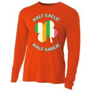 Irish Italian Women Men St Patricks Day Gaelic Cooling Performance Long Sleeve Crew