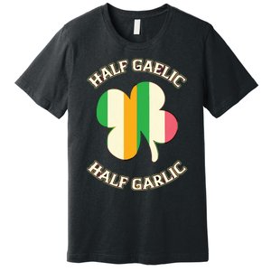 Irish Italian Women Men St Patricks Day Gaelic Premium T-Shirt