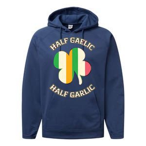 Irish Italian Women Men St Patricks Day Gaelic Performance Fleece Hoodie