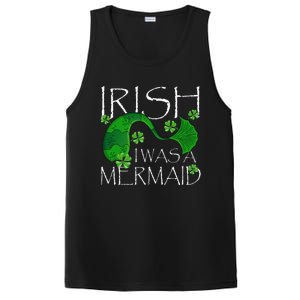 Irish I Was A Mermaid Funny St Patricks Day Gifts PosiCharge Competitor Tank