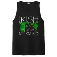 Irish I Was A Mermaid Funny St Patricks Day Gifts PosiCharge Competitor Tank