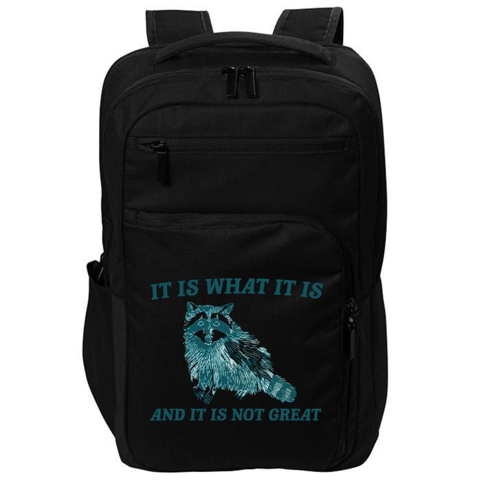 It Is What It Is And It Is Not Great Impact Tech Backpack